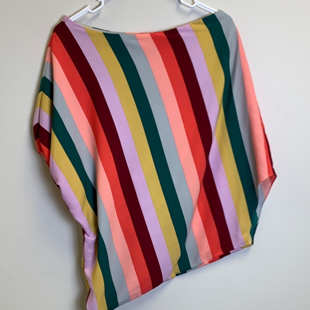 Colorful Striped Women's Blouse